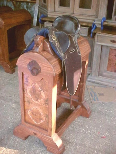 Jorge Kurczyn Saddle Stands factory workshop photograph