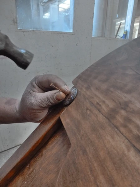 Jorge Kurczyn Saddle Stands factory workshop photograph