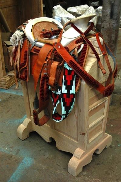Jorge Kurczyn Saddle Stands factory workshop photograph